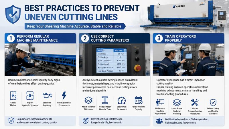 Why Does Shearing Machine Uneven Cutting Lines Occur?