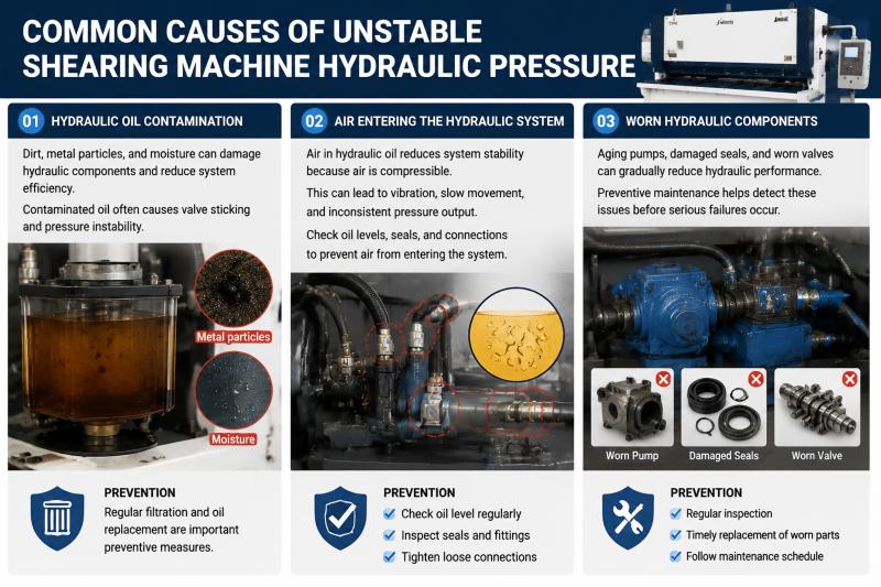 How to Check Shearing Machine Hydraulic Pressure Stability?