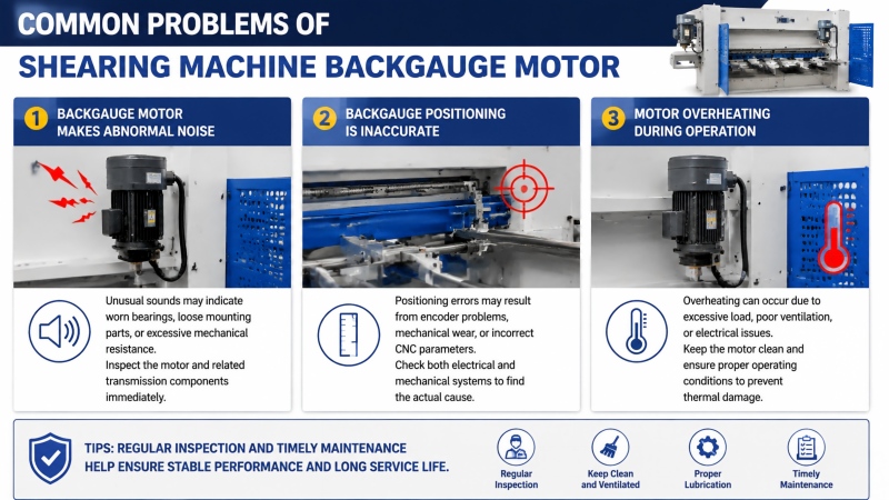 Shearing Machine Backgauge Motor
