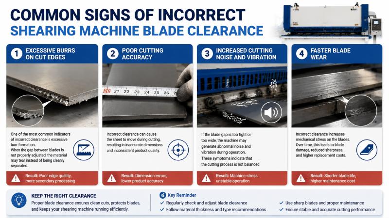 Shearing Machine Blade Clearance
