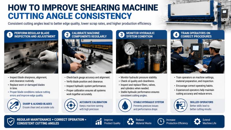 Why Are Shearing Machine Cutting Angles Inconsistent?