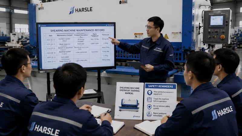 How Do Shearing Machine Maintenance Records Improve Safety?