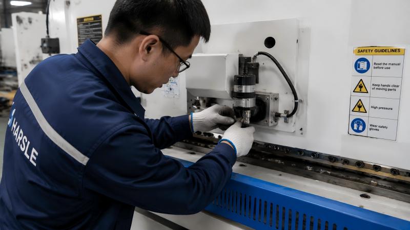 Shearing Machine Encoder Calibration