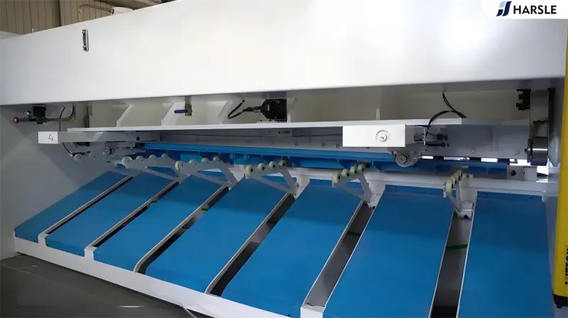 Shearing Machine Backgauge Positioning