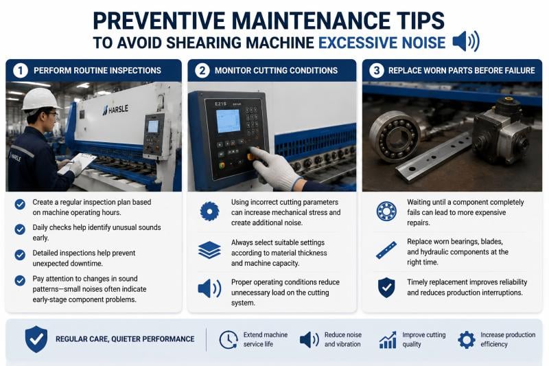 Shearing Machine Excessive Noise