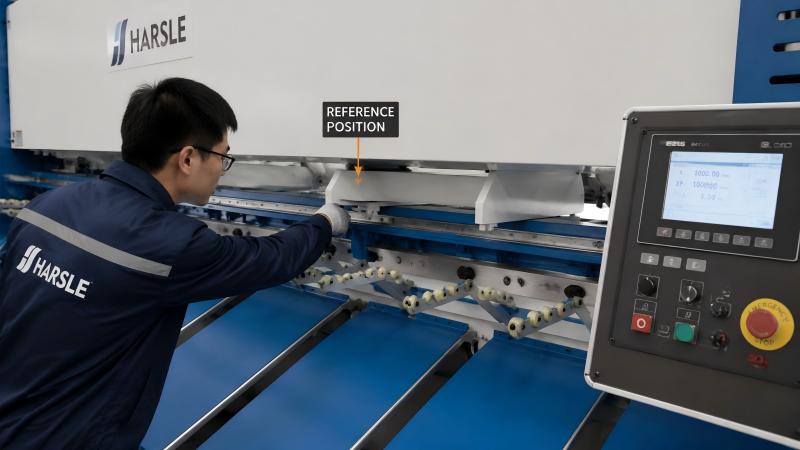 Shearing Machine Encoder Calibration