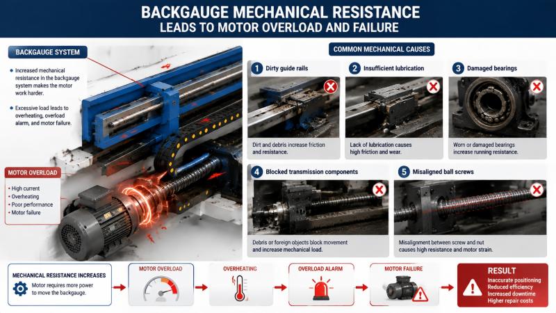 Shearing Machine Backgauge Motor