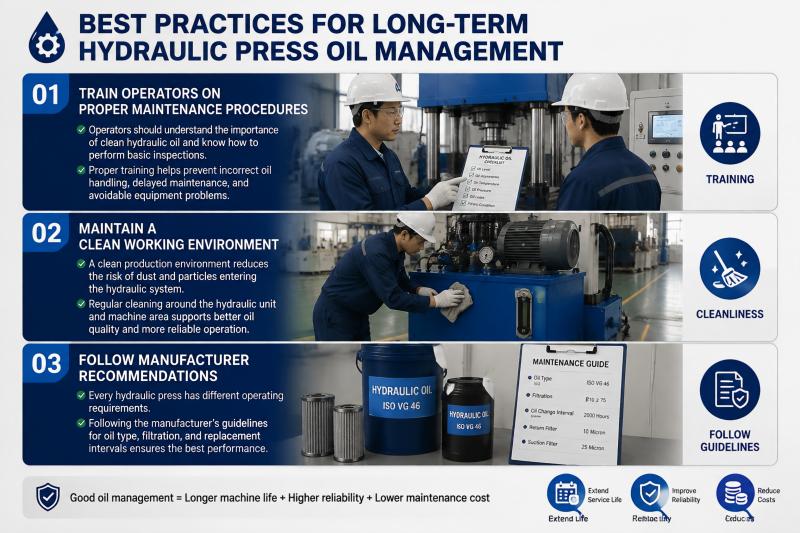 How to Improve Hydraulic Press Hydraulic Oil Maintenance?
