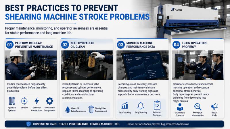 How to Fix Shearing Machine Stroke Inconsistency Problems?