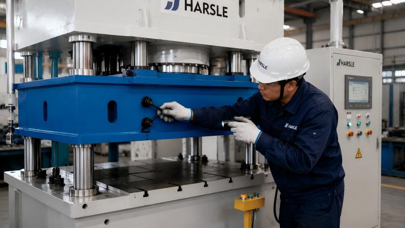 How to Perform Hydraulic Press Frame Inspection?