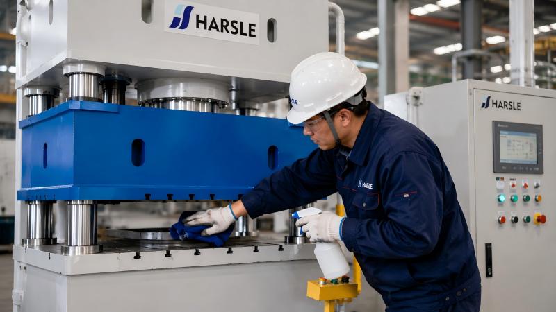 Hydraulic Press Frame Inspection