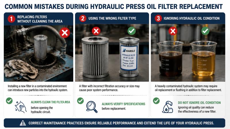 Hydraulic Press Oil Filter Replacement