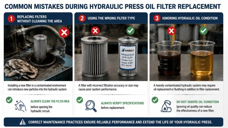 Hydraulic Press Oil Filter Replacement