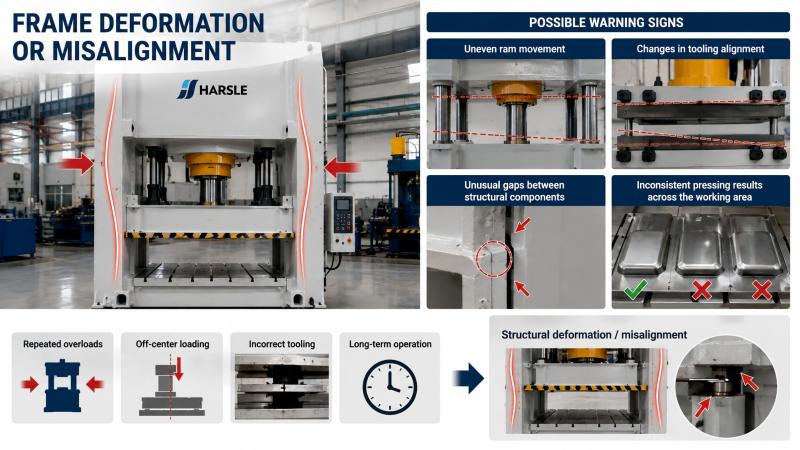 Hydraulic Press Frame Inspection