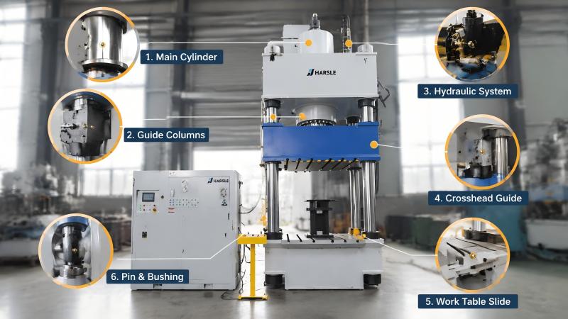 Hydraulic Press Components Lubrication