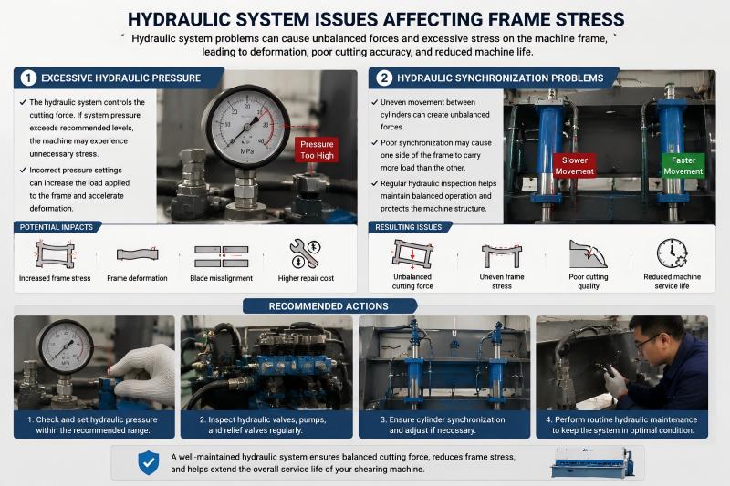 What Causes Shearing Machine Frame Deformation?