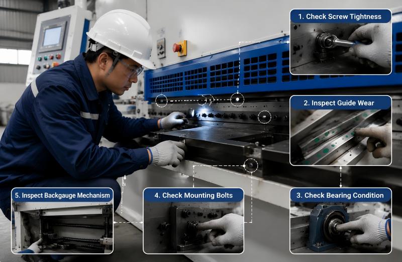 Shearing Machine Positioning Accuracy