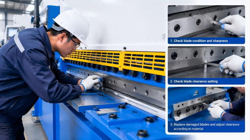 Why Does Shearing Machine Cutting Quality Decrease Over Time?