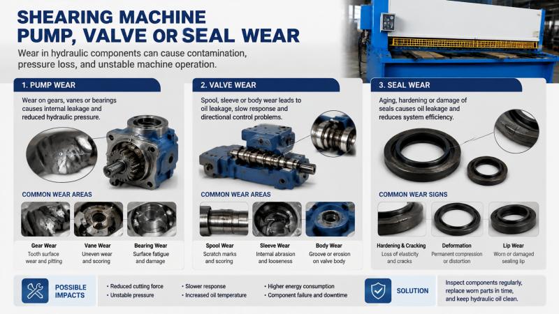 Shearing Machine Hydraulic Oil Contamination