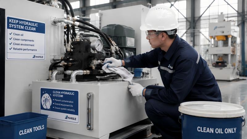 How to Improve Hydraulic Press Hydraulic Oil Maintenance?