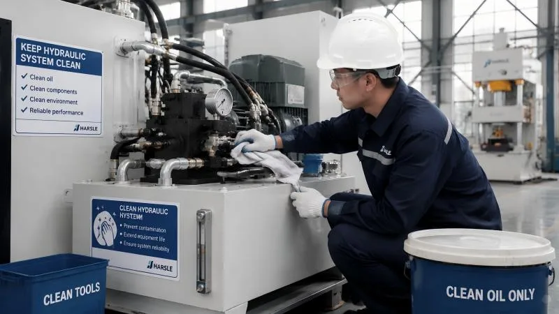 Comment améliorer l'entretien de l'huile hydraulique d'une presse hydraulique ?
