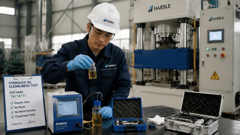 Hydraulic Press Oil Filter Replacement