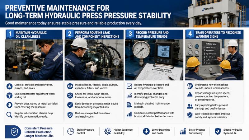 How to Improve Hydraulic Press Pressure Stability?
