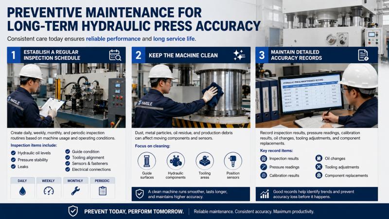 Hydraulic Press Accuracy Maintenance