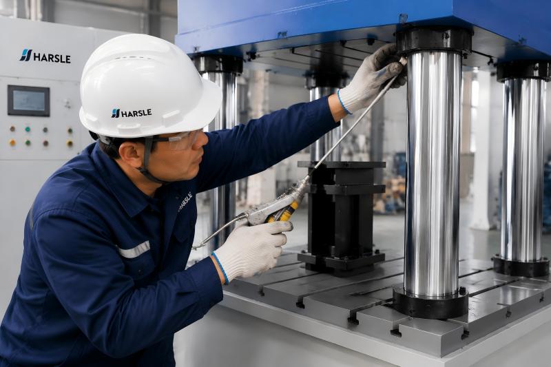 How to Lubricate Hydraulic Press Components?