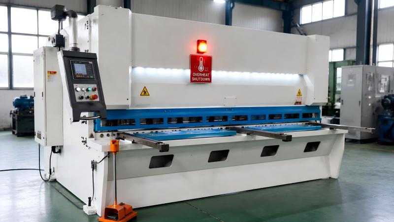 Shearing Machine Overheating Shutdown