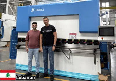 Un cliente libanese elogia la qualità della pressa piegatrice HARSLE.