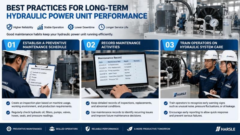 How to Perform Hydraulic Power Unit Maintenance?