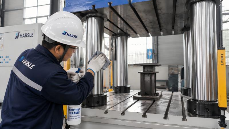 How to Do Hydraulic Press Guide System Maintenance?