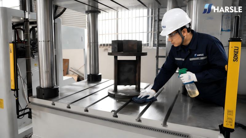 Hydraulic Press Work Table Maintenance
