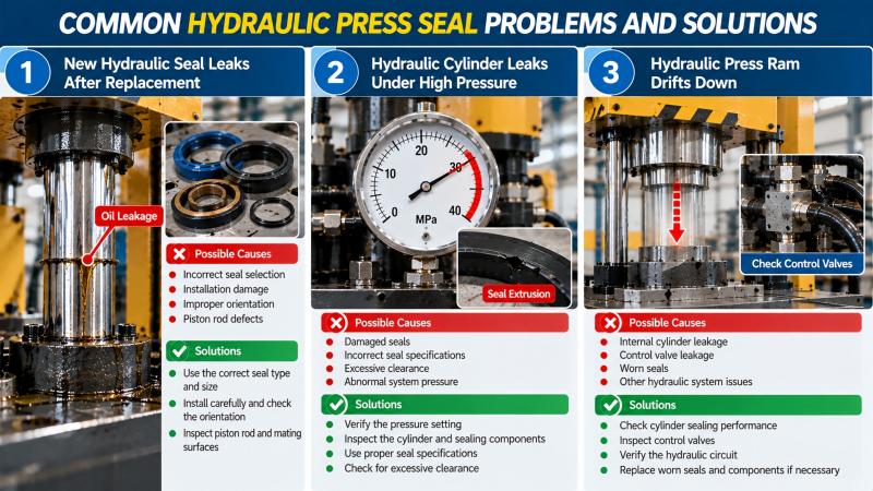 How to Troubleshoot Hydraulic Press Seal Failure?