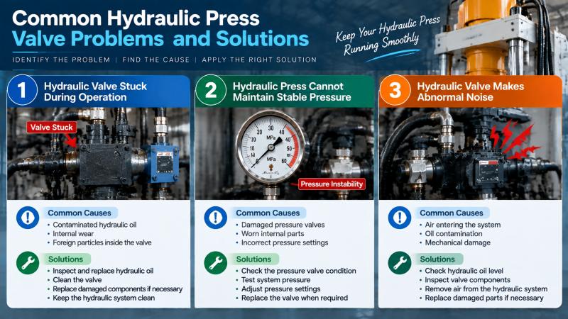 How to Fix Hydraulic Press Valve Problems?