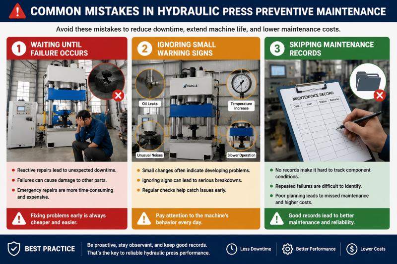 How Does Hydraulic Press Preventive Maintenance Reduce Downtime?