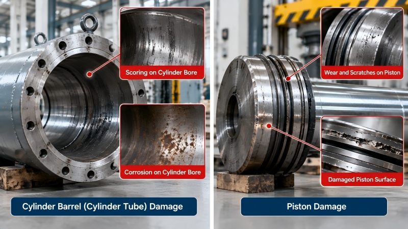 Hydraulic Cylinder Internal Leakage