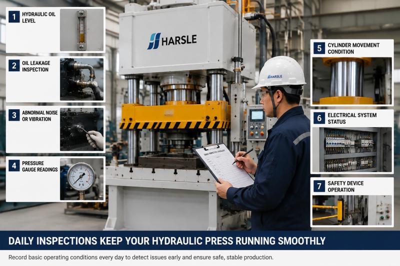 Hydraulic Press Maintenance Records