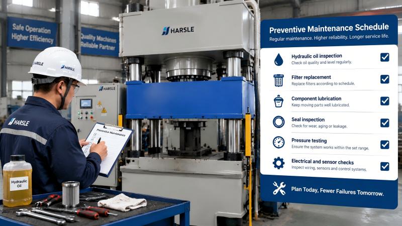 How to Reduce Hydraulic Press Component Wear?