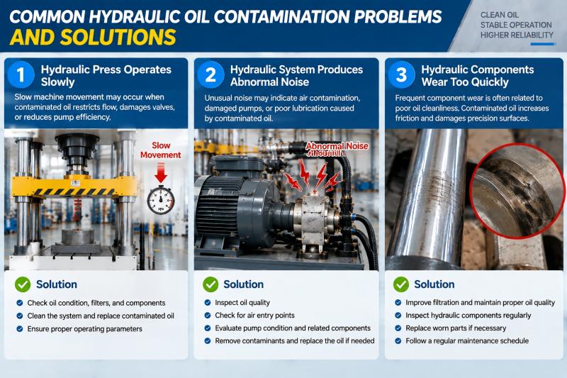 How to Diagnose Hydraulic Oil Contamination Problems?
