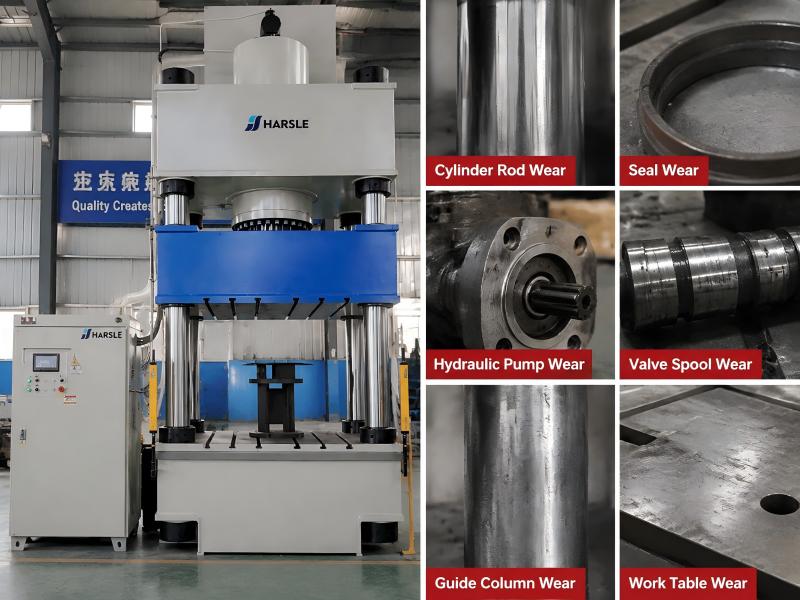 Hydraulic Press Component Wear