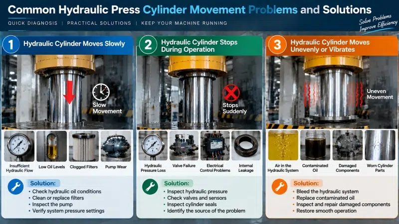 How to Troubleshoot Common Hydraulic Press Problems?
