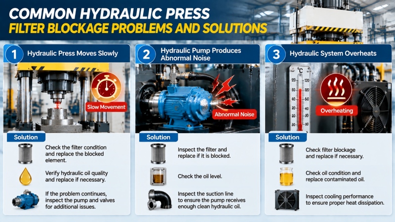How to Fix Hydraulic Press Filter Blockage Issues?