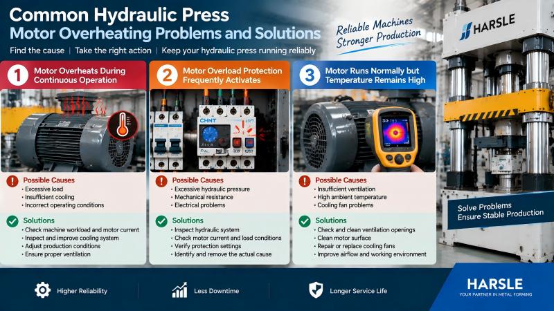 How to Solve Hydraulic Press Motor Overheating Problems?