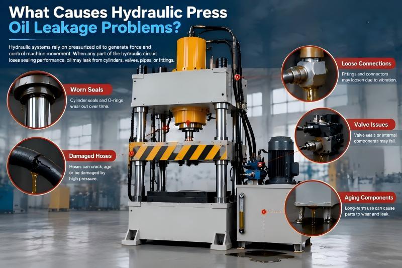 Hydraulic Press Oil Leakage Problems