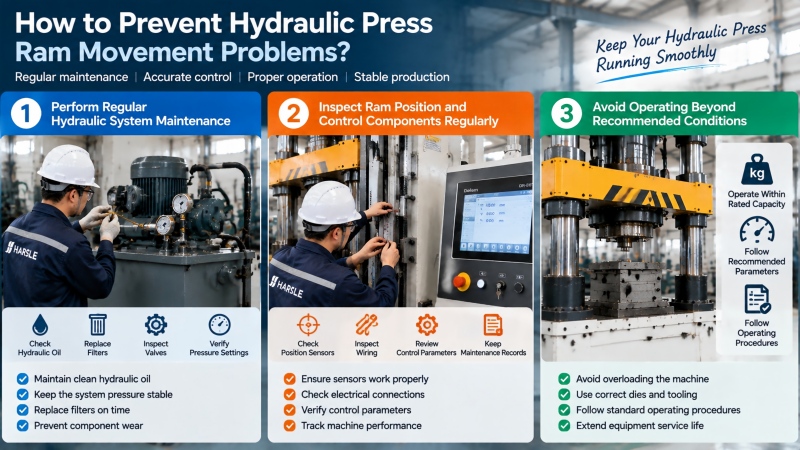 How to Fix Hydraulic Press Ram Movement Problems?