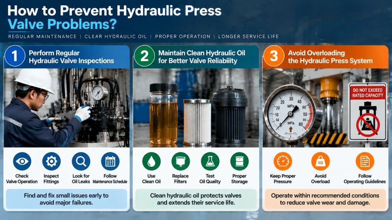 How to Fix Hydraulic Press Valve Problems?