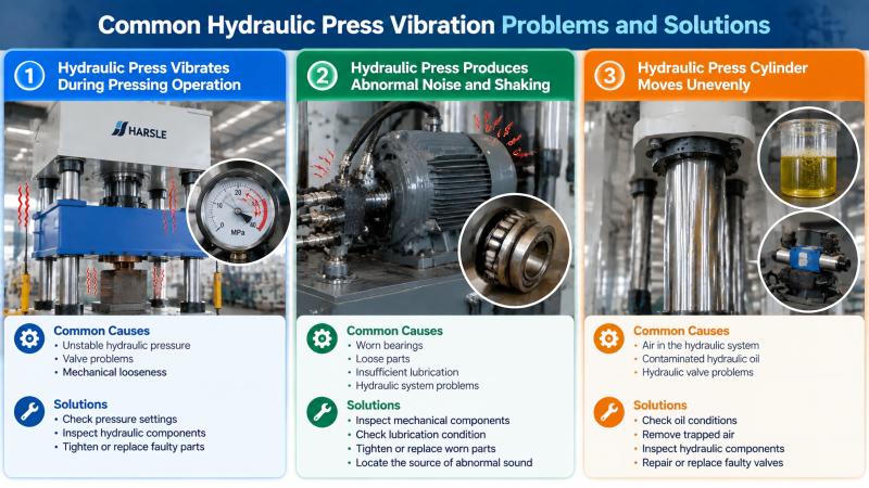 What Causes Hydraulic Press Excessive Vibration?
