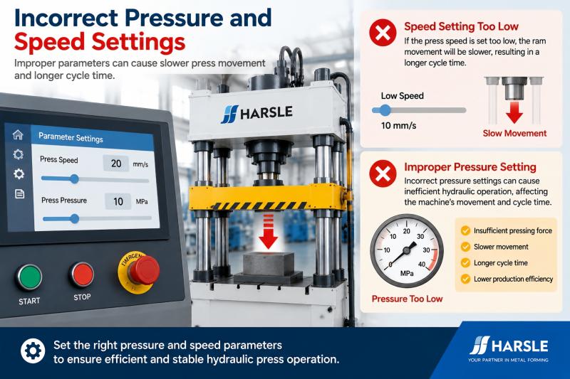 What Causes Slow Hydraulic Press Cycle Time?